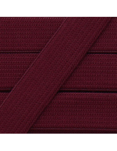Soft elastic 15 mm - Plum
