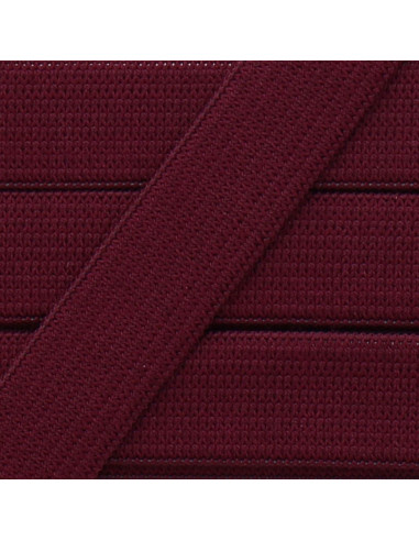 Soft elastic 15 mm - Plum