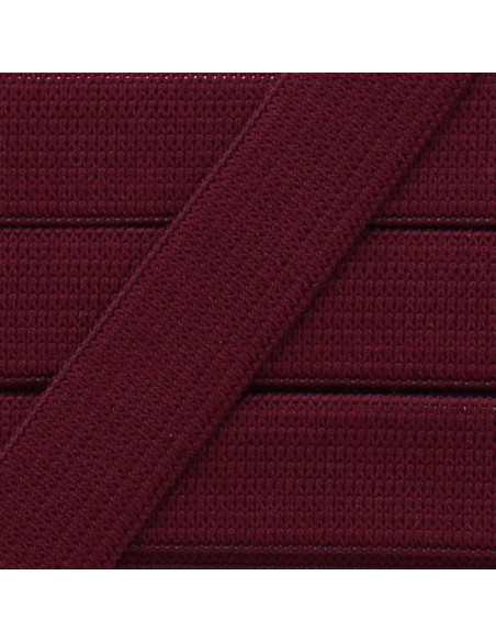 Soft elastic 15 mm - Plum