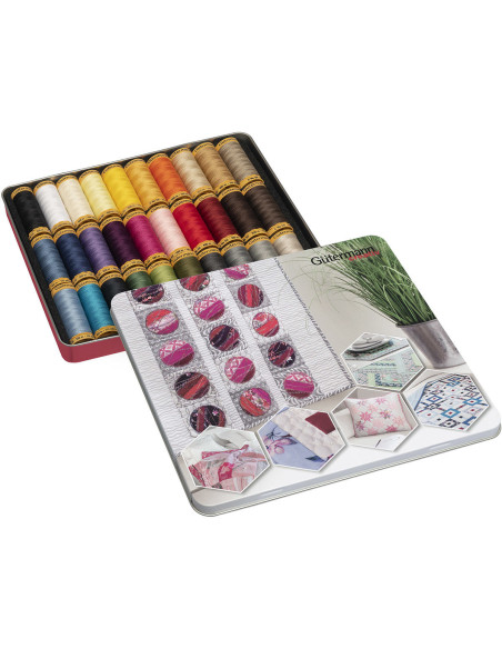 Box of 30 Gütermann cotton sewing threads