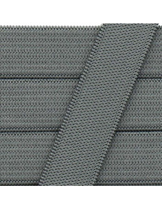 Soft elastic 15 mm - Dark gray