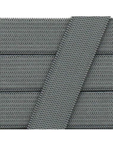 Soft elastic 15 mm - Dark gray