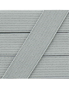 Soft elastic 15 mm - Light gray