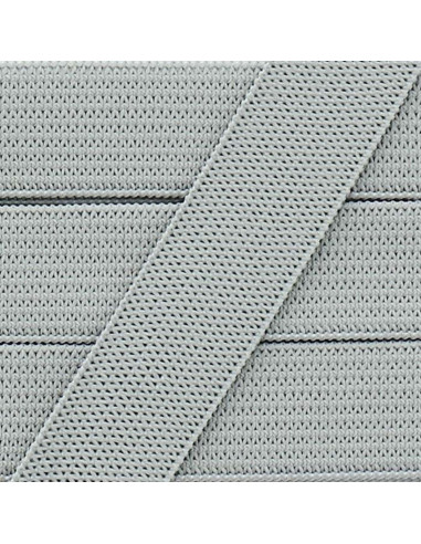 Soft elastic 15 mm - Light gray