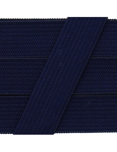 Soft elastic 15 mm - Navy blue