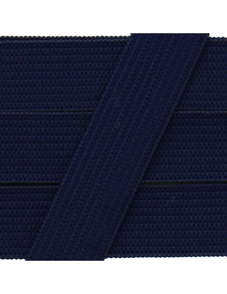 Soft elastic 15 mm - Navy blue
