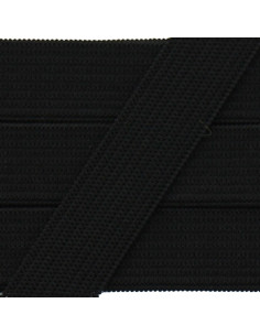 Soft elastic 15 mm - Black