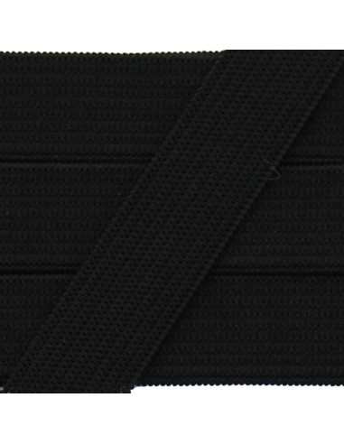 Soft elastic 15 mm - Black