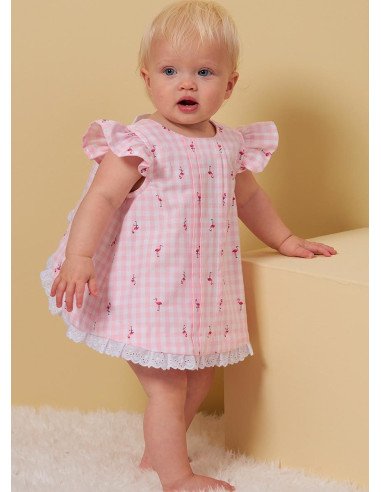 Baby top and diaper cover pattern - Butterick 6884