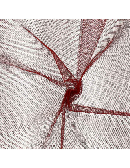 Stiff tulle - Dark red