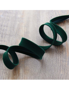 Velvet bias - Green