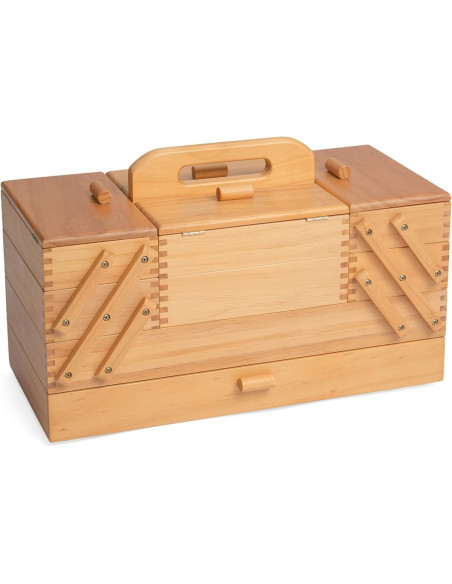 Wooden sewing worker with Caramel drawer