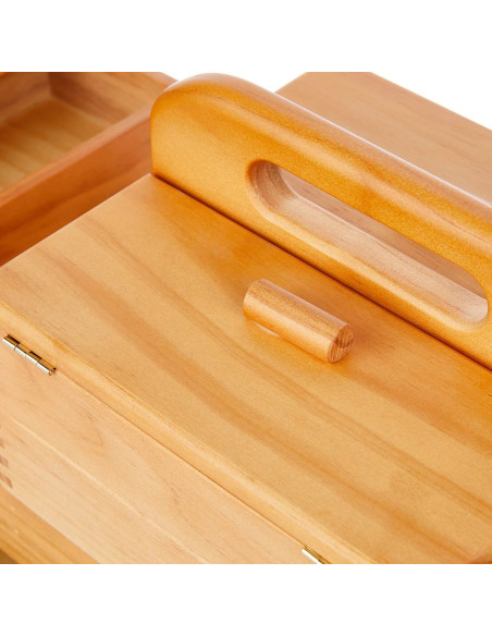 Wooden sewing worker with Caramel drawer