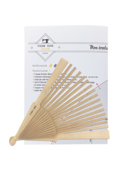 Wooden fan frame