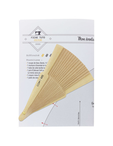 Small wooden fan frame
