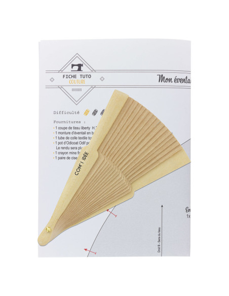 Small wooden fan frame