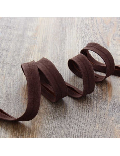 Suede bias - Brown