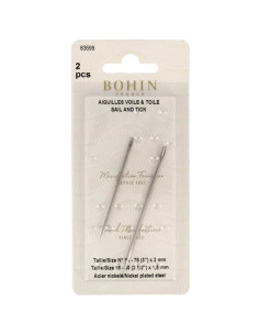 Needles, sails, and Bohin fabrics