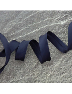 Viscose bias - Navy blue
