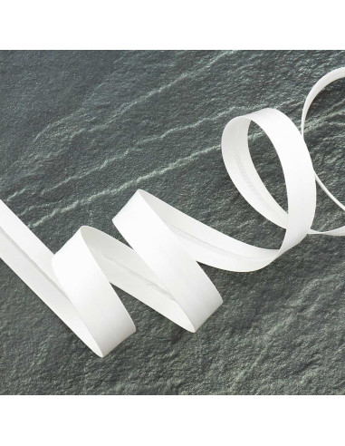 Viscose bias - White