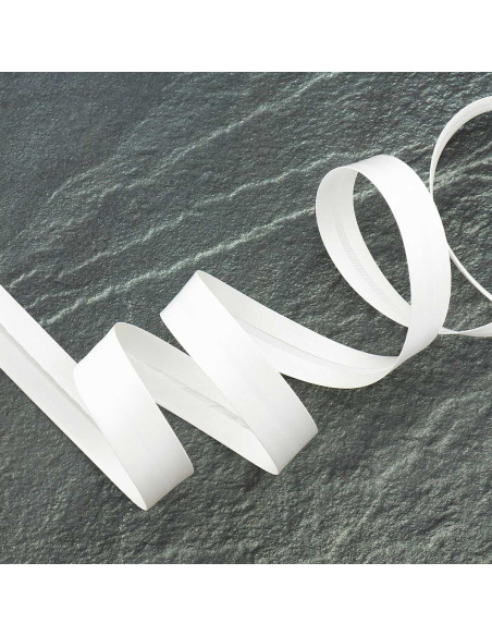 Viscose bias - White
