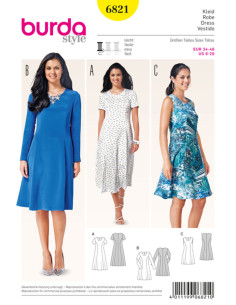Dress pattern - Burda 6821