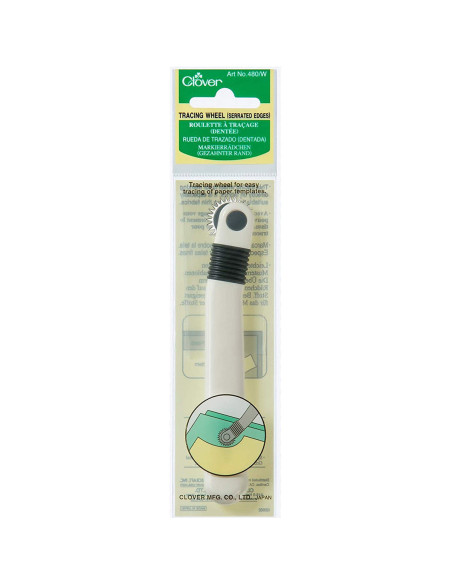 Clover serrated tracing wheel