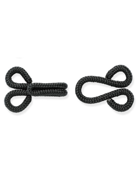 Sew-on fur hooks - Black