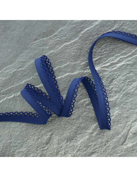 Folded bias tape - Navy blue
