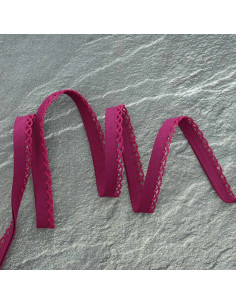 Folded bias picot - Grape