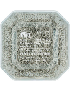 Box of 50 grams of super-fine Prym pins