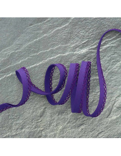 Folded bias tape - Purple