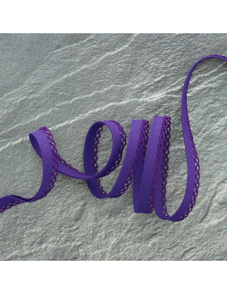 Folded bias tape - Purple