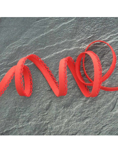 Folded bias picot - Coral