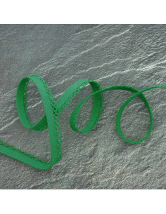 Folded picot bias - Grass green