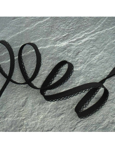 Folded bias tape - Black