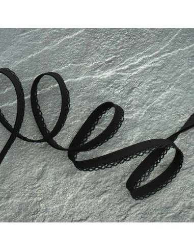Folded bias tape - Black