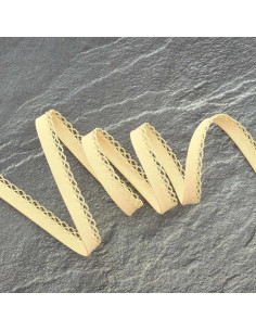 Folded picot bias - Beige