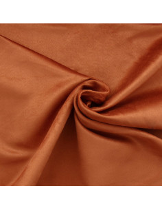 Suede fabric - Rust