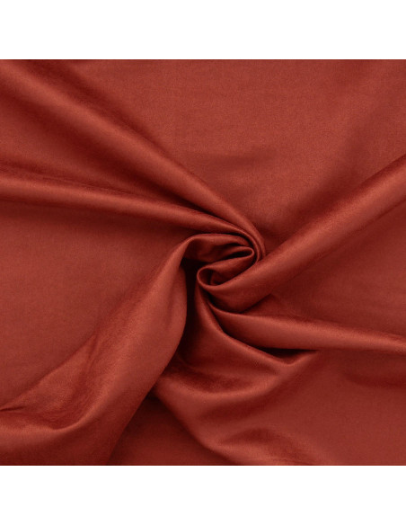 Suede fabric - Terracotta