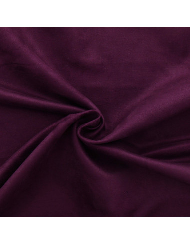 Dark purple suede fabric