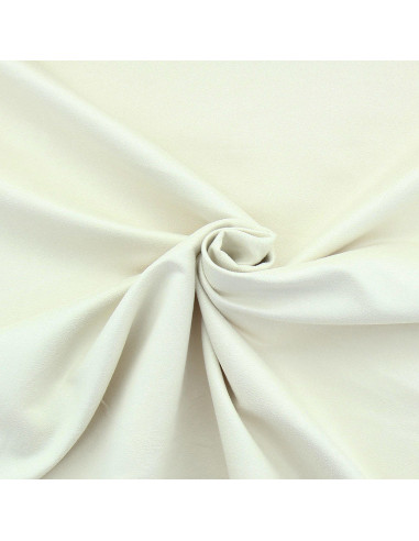 Suede fabric - Ecru