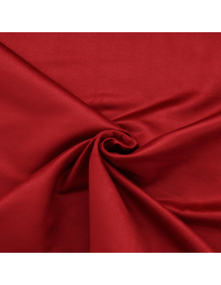 Suede fabric - Dark red