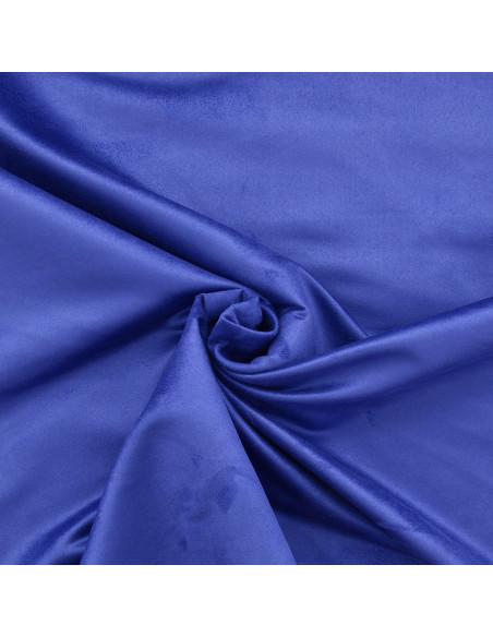 Suede fabric - Cobalt blue