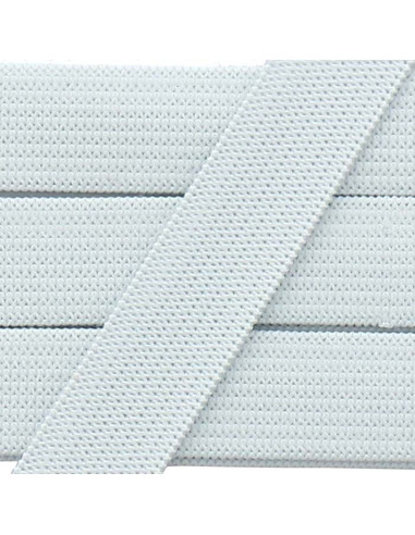 Soft elastic 15 mm - White