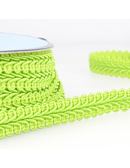Chanel-style braid - Apple green