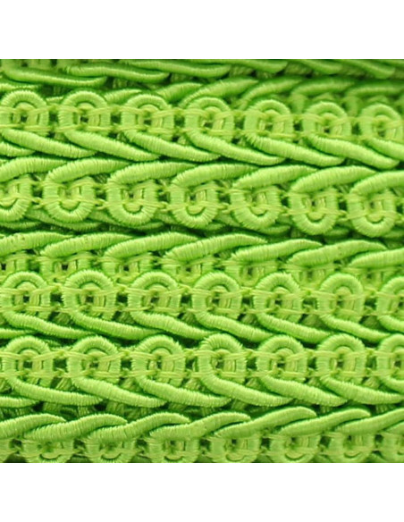 Chanel-style braid - Apple green