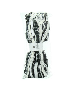 Assortment of ribbons - Black and white