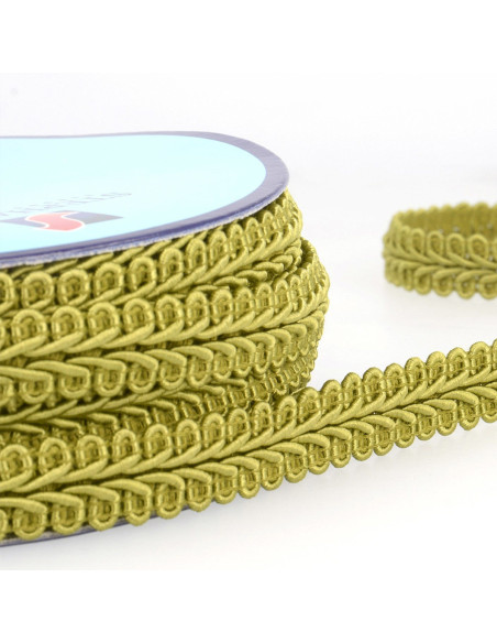 Chanel-style braid - Olive green