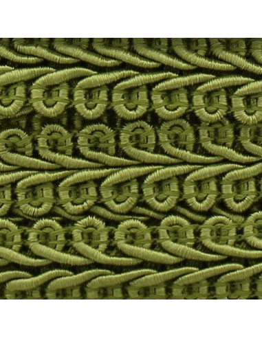 Chanel-style braid - Olive green
